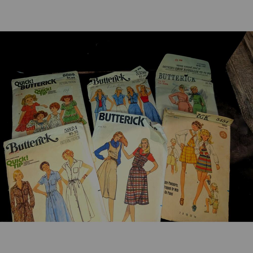 Lot of Vintage womens and girls patterns